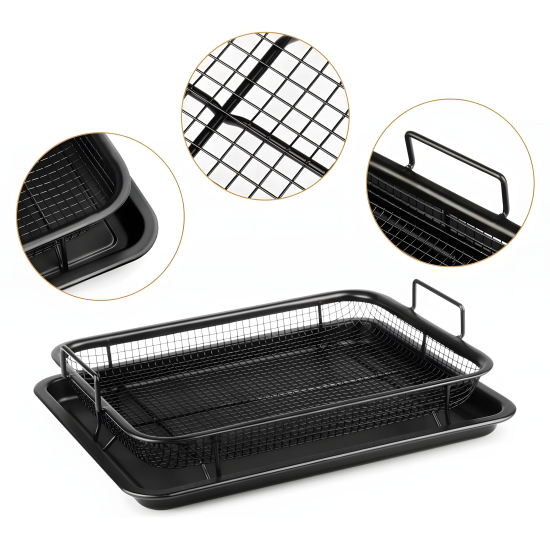 Oven Air Fryer Tray with Basket Small